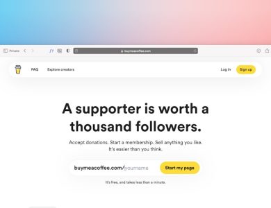 a computer screen with a message that reads, a support is worth a thousand followers